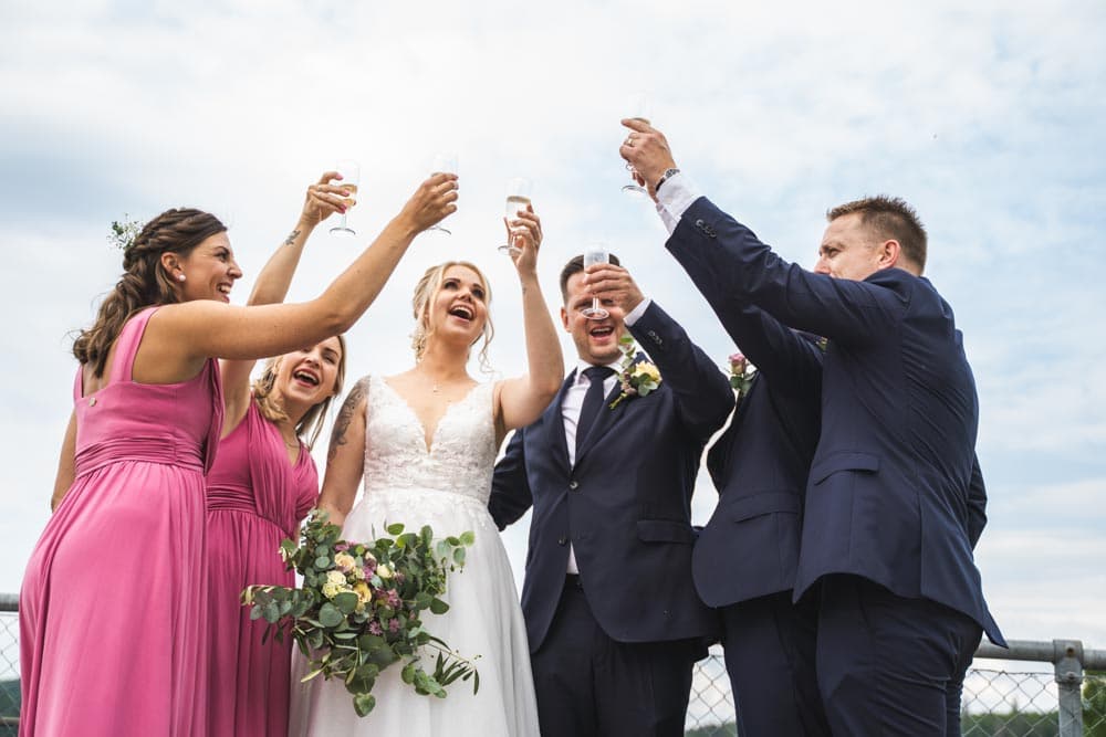 Bryllupsfotografering på lokasjon