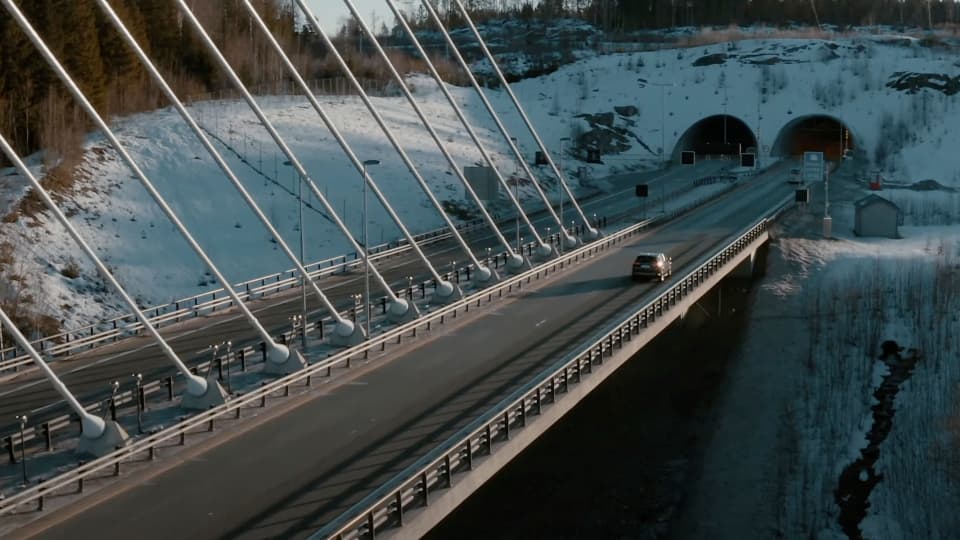 Filmstill fra lokal reklamefilm