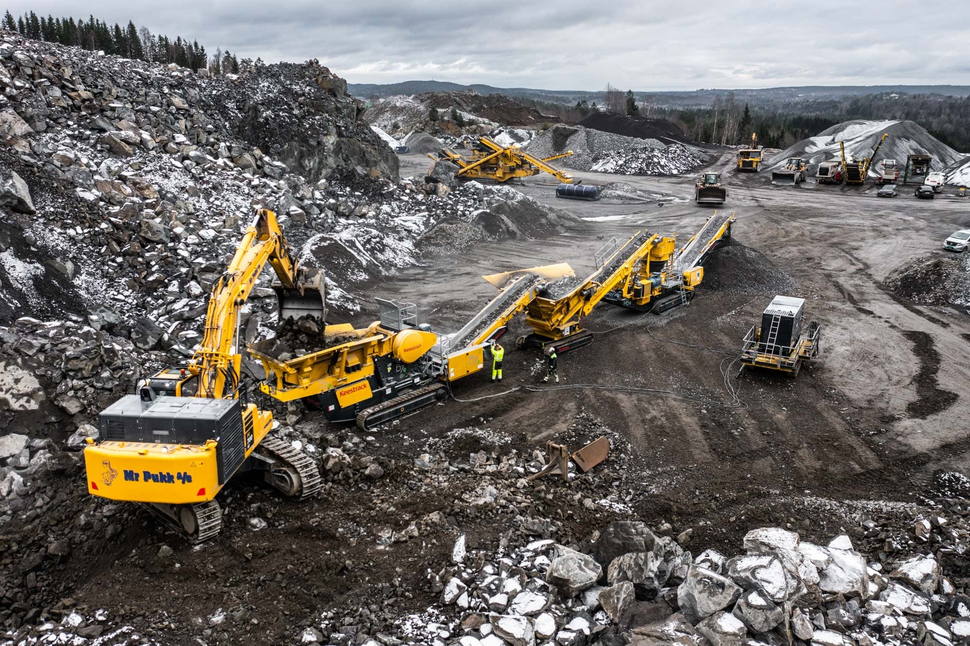 Kommersielt bilde fra industrielt miljø
